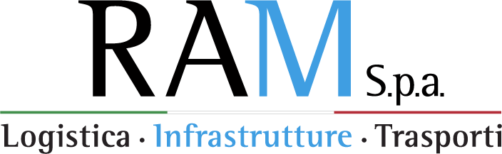 Logo RAM logistica infrastrutture e trasporti Spa